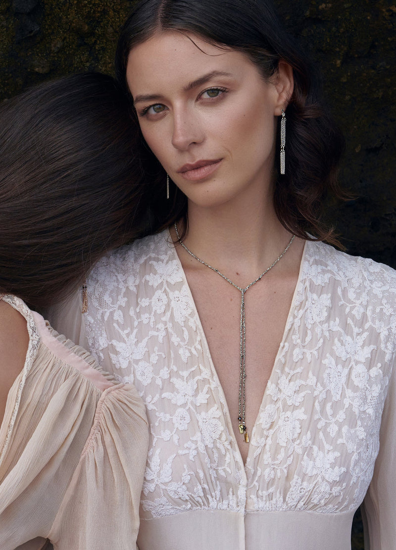 N° 182 NECKLACE | SILVER GREY - Marie Laure Chamorel