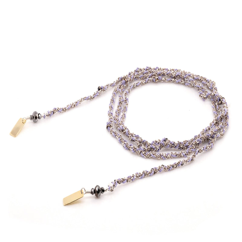 N° 182 NECKLACE | SILVER LILA - Marie Laure Chamorel
