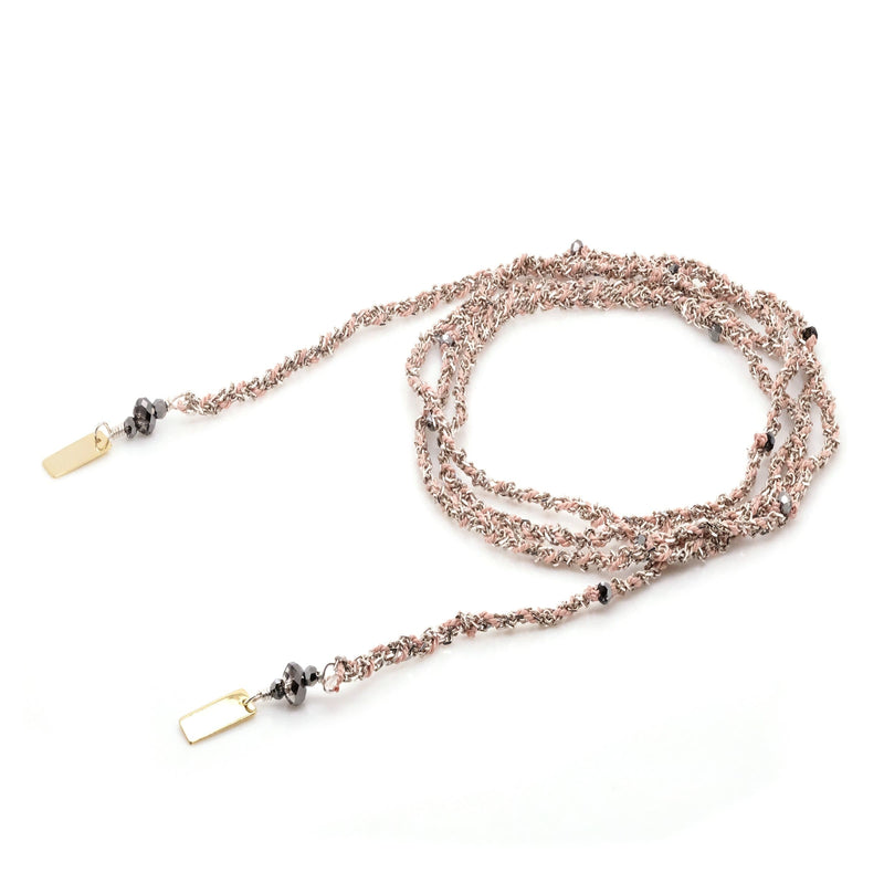 N° 182 NECKLACE | SILVER NUDE - Marie Laure Chamorel