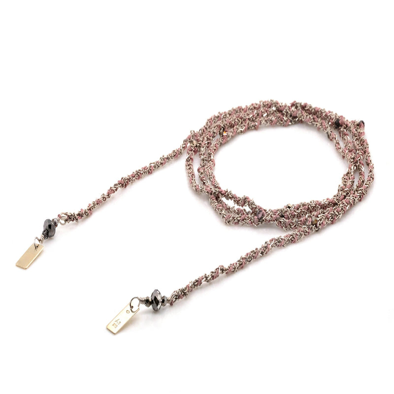 N° 182 NECKLACE | SILVER PINK - Marie Laure Chamorel
