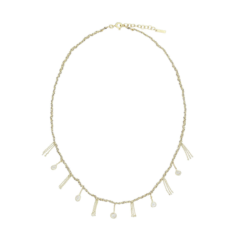 N° 607 NECKLACE | GOLD GREY - Marie Laure Chamorel