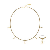 N° 962 NECKLACE | GOLD BROWN - Marie Laure Chamorel