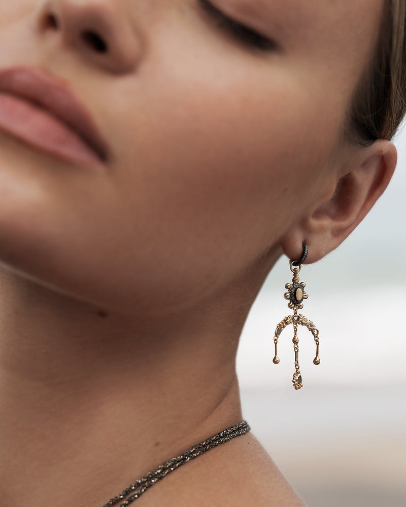 N° 973_UNIT EARRING | GOLD - Marie Laure Chamorel