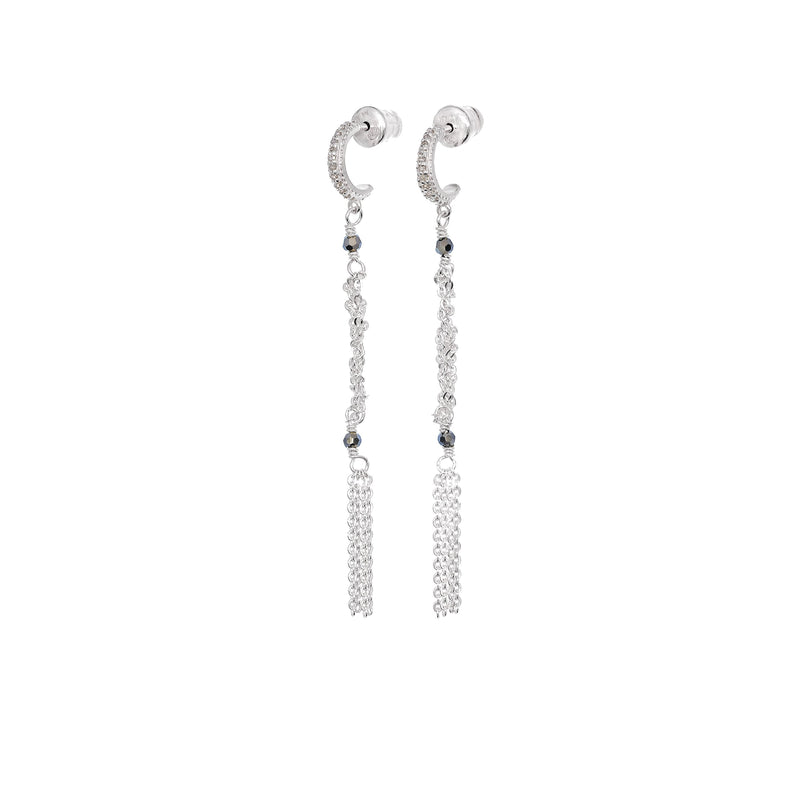 N° 988 EARRING | RHODIUM - Marie Laure Chamorel
