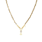 N° 989 NECKLACE | GOLD BROWN - Marie Laure Chamorel