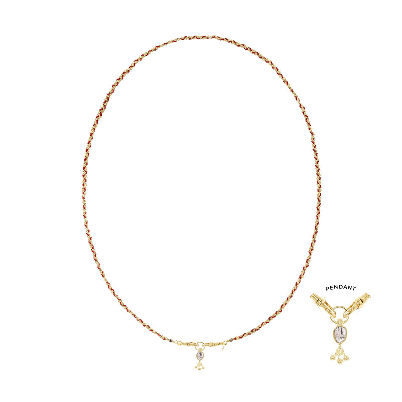 N° 989 NECKLACE | GOLD RED - Marie Laure Chamorel