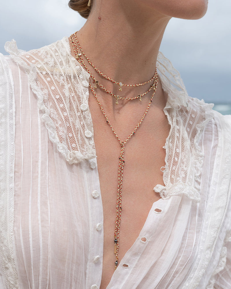 N° 822 NECKLACE | GOLD RED