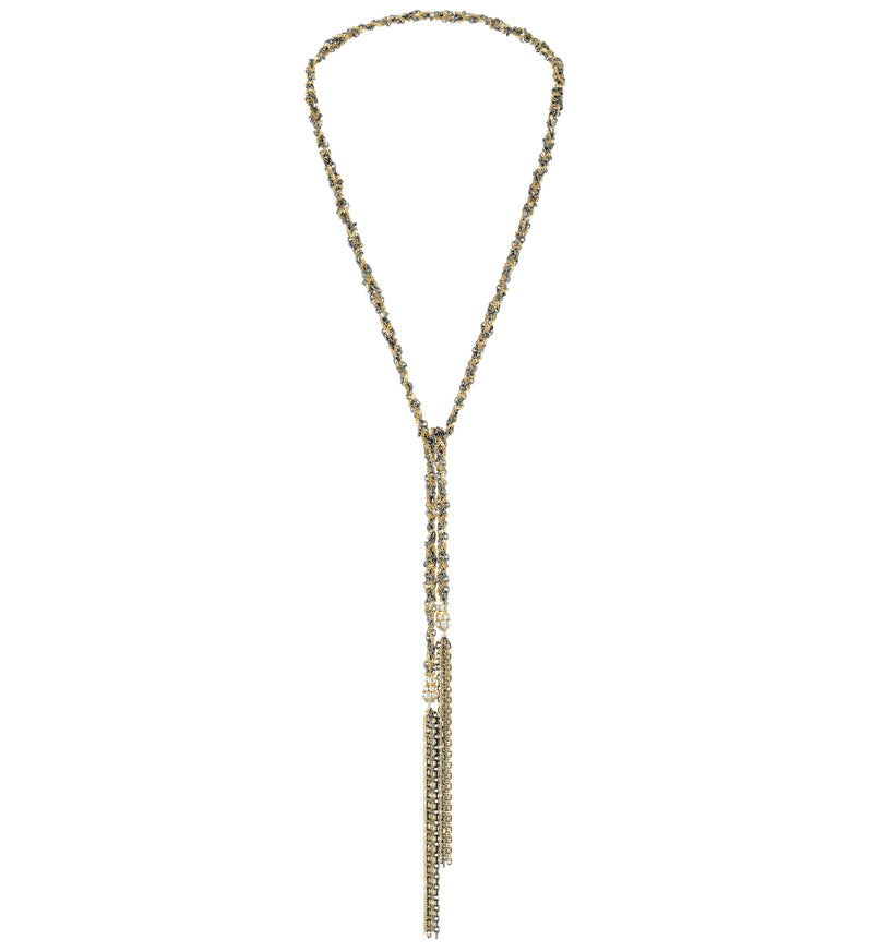 1J006 LONG NECKLACE | ANTIQUE GOLD