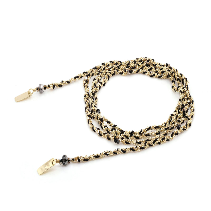 N° 182 NECKLACE | GOLD BLACK