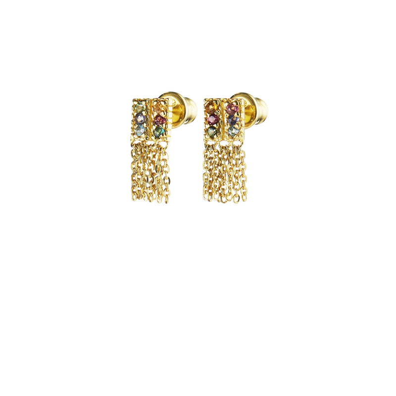 N° 486 EARRING | GOLD MULTICO