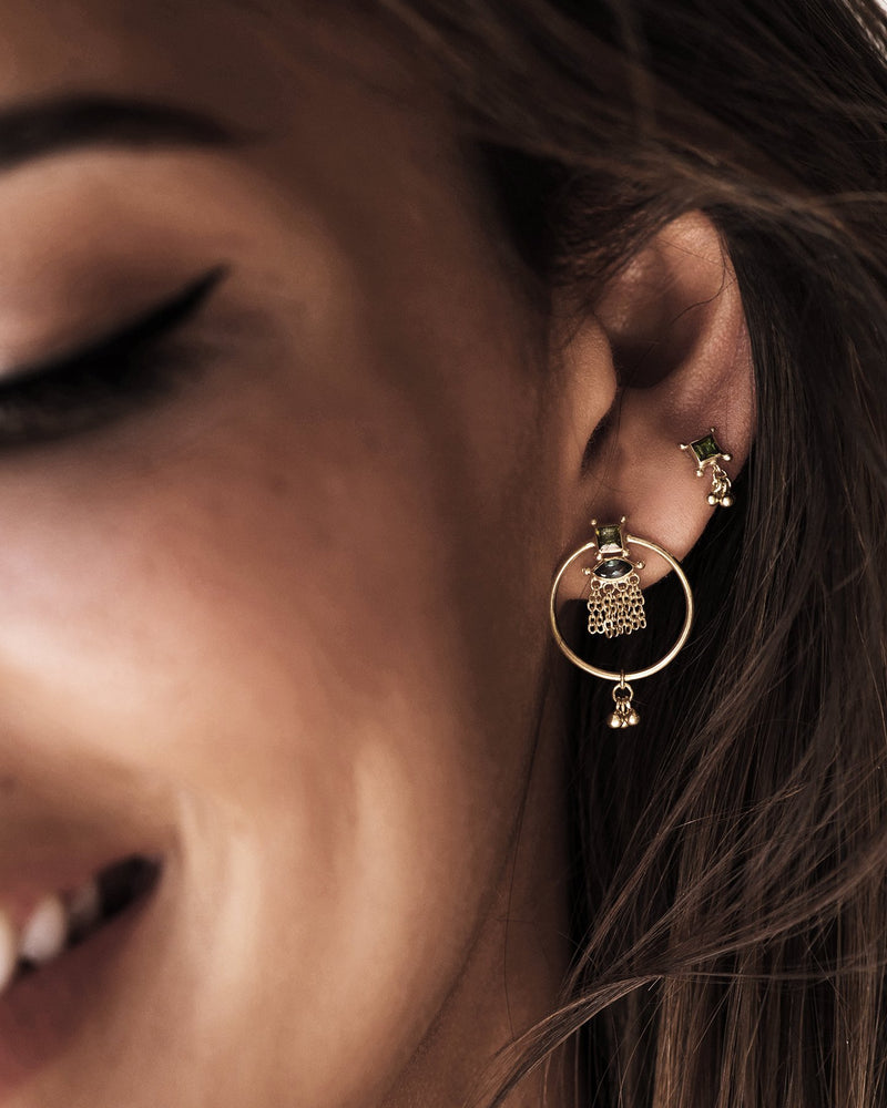 N° 639 EARRING | GOLD MULTICO