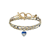 N° 782 NECKLACE | GOLD NAVY HEART