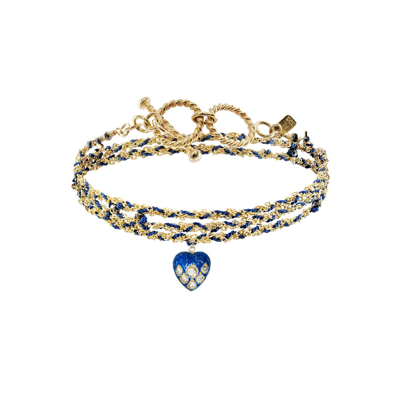 N° 782 NECKLACE | GOLD NAVY HEART