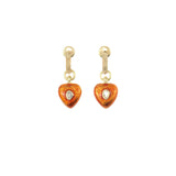 N° 817 EARRING | GOLD CORAIL